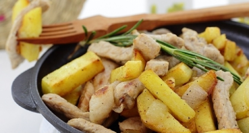 Жареная картошка с мясом: отличный рецепт на каждый день