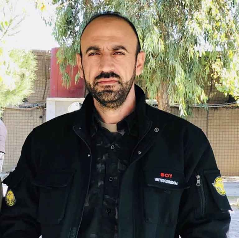 Полевой командир езидских «Сил сопротивления Синджара» (YBŞ) Марван Бадал