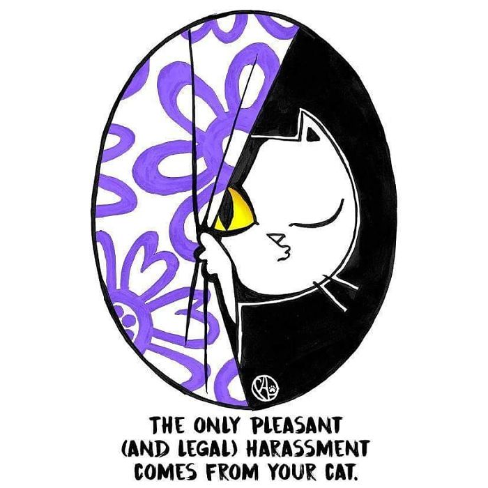 My Girlfriend Keeps Painting Our Life With 3 Cats And A Dog And I Can't Get Enough Of It!