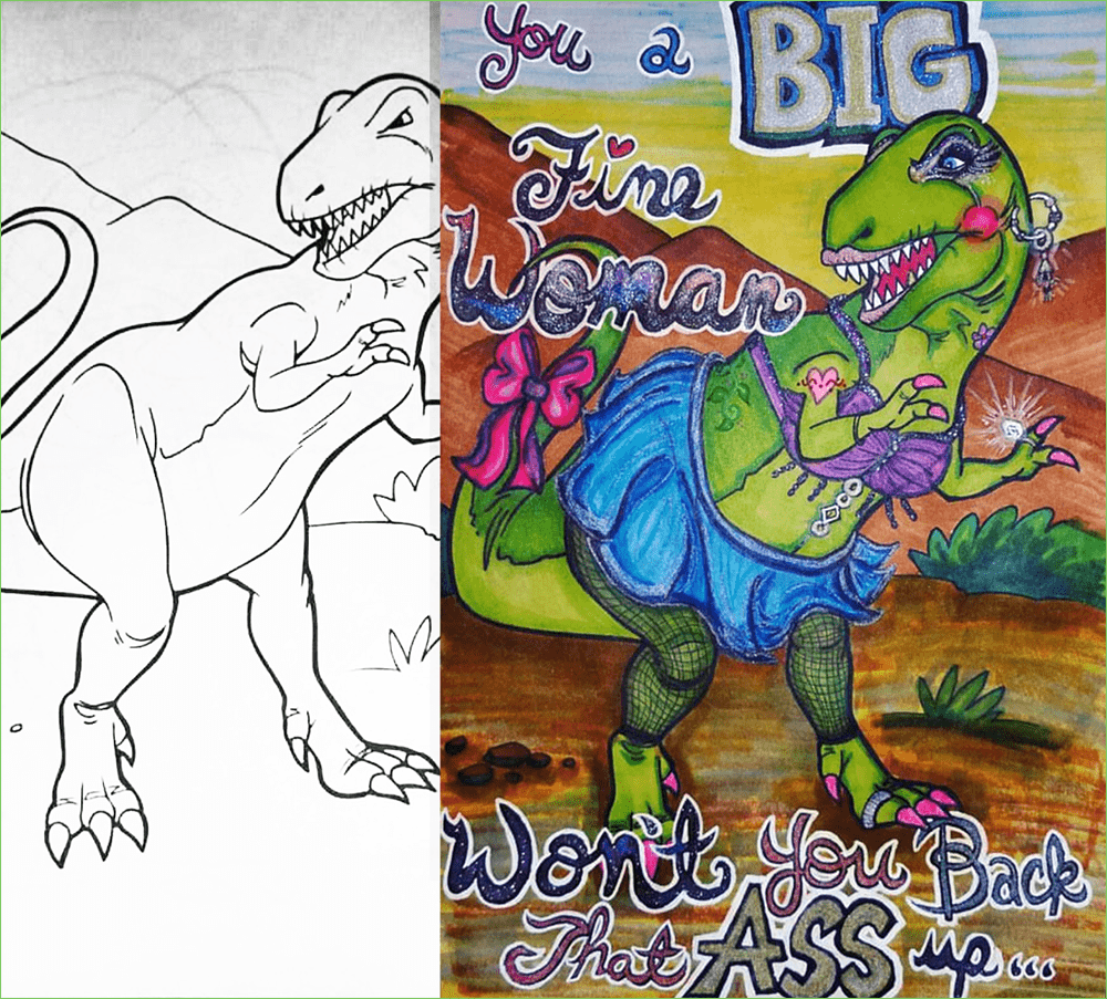 25 примеров, почему взрослым нельзя давать книжки-раскраски 