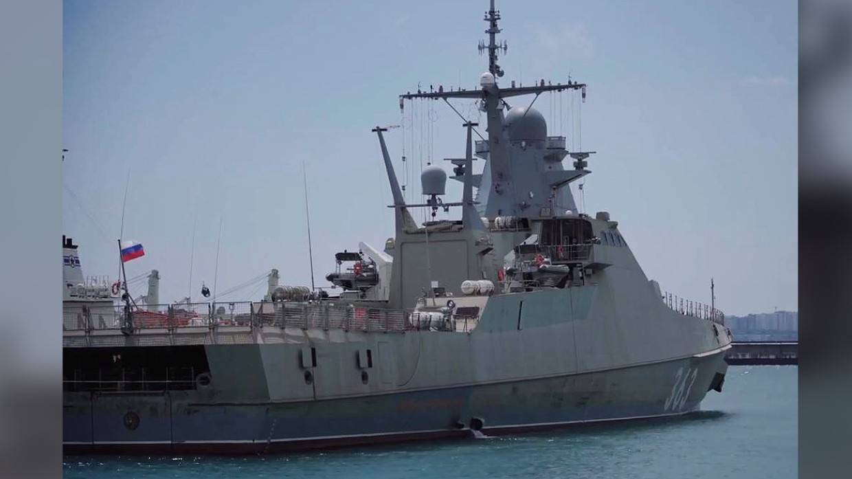 Патрульный корабль «Сергей Котов» впервые вышел в Черное море на испытания