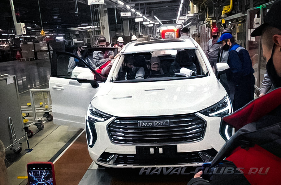 На российском заводе Haval сфотографировали новый кроссовер Новости