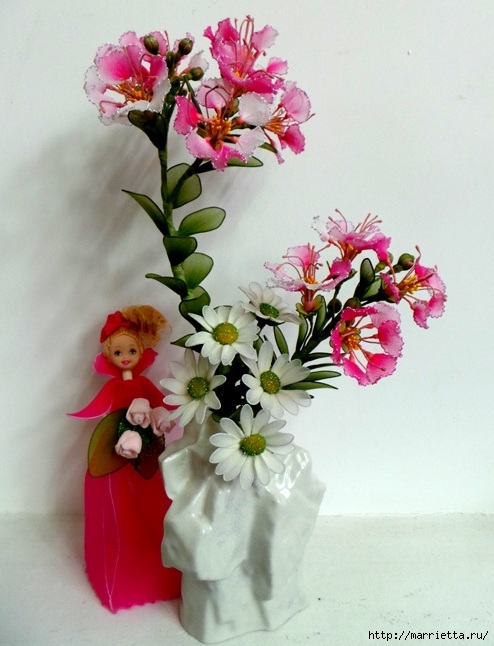 Куколки и цветы из капрона. Идеи для вдохновения вдохновляемся,рукоделие