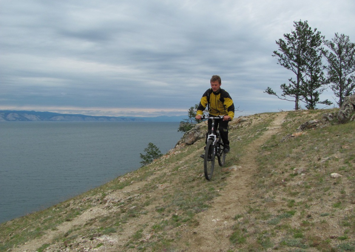 Байкал: по Ольхону — на велосипеде с фотоаппаратом