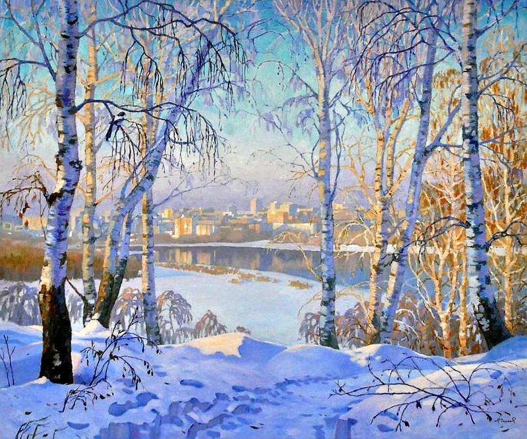 «Мой город», 2013, холст, масло