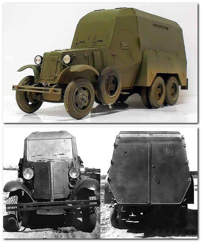 Санитарно-транспортный бронеавтомобиль БА-22. военная техника, вторая мировая война, история