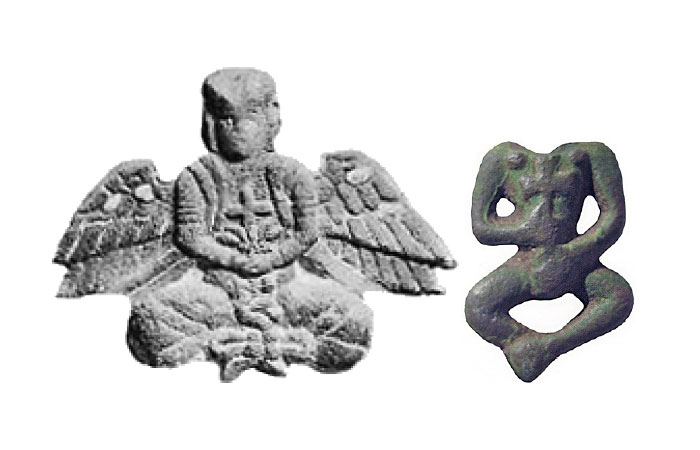 Ангел с надгробия из даосского монастыря в Цюаньчжоу и артефакт найденный в Одесской области.