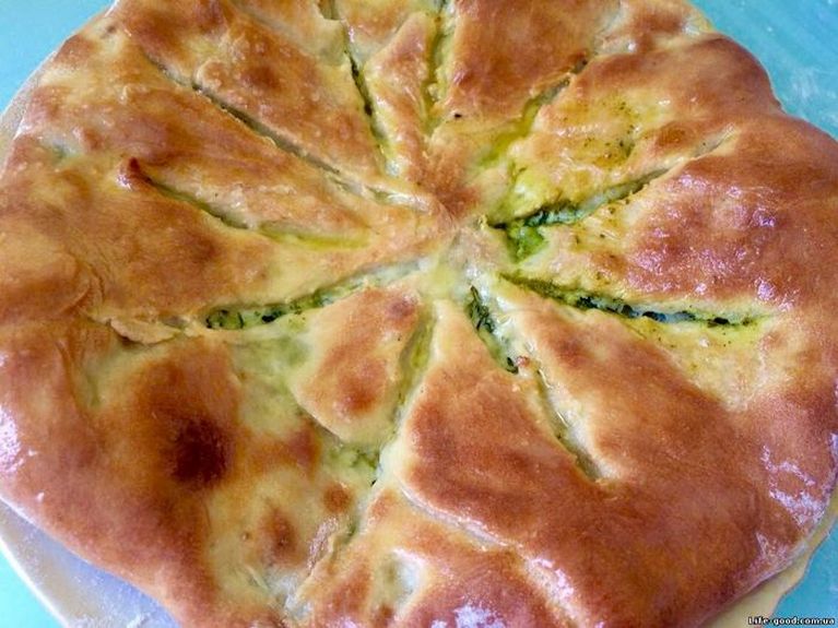 ОСЕТИНСКИЙ пирог с СЫРОМ и зеленью