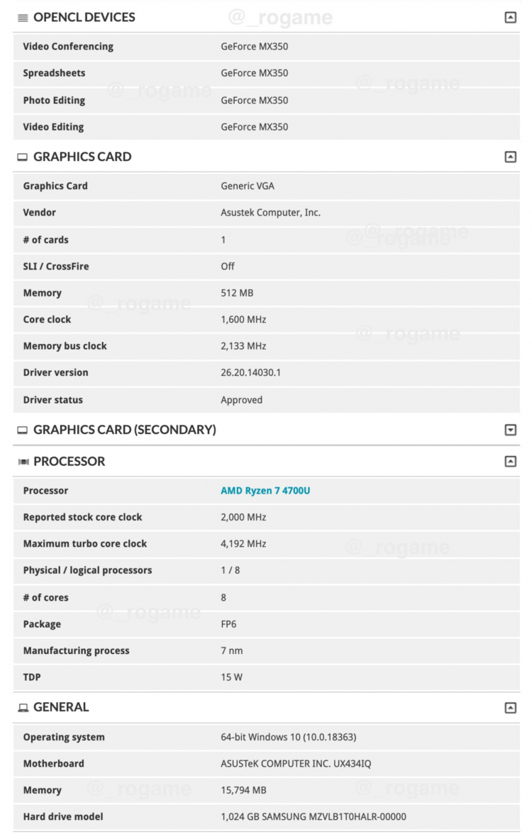 ASUS готовит новый Zenbook 14 с процессором AMD Ryzen 4000 и графикой NVIDIA MX 350 Zenbook, GeForce, частотой, одной, эффективной, Гбайт, MX350, стандарта, серии, предложить, NVIDIA, Ryzen, сможет, процессор, качестве, Сетевые, производительных, задач, предусмотрен, видеоускоритель