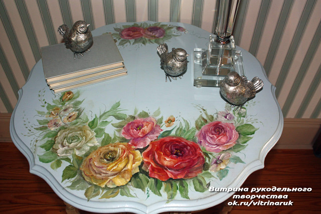 Декупаж мебели своими руками!