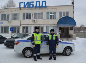 В Челябинской области сотрудники Госавтоинспекции спасли стоявшую у окна восьмого этажа пенсионерку