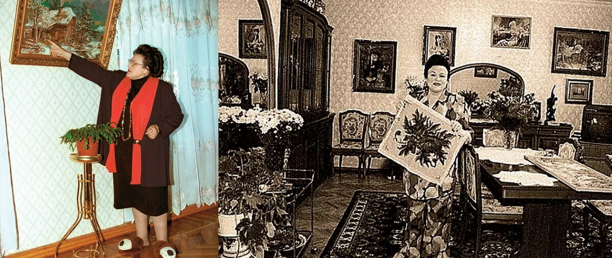 Людмила Зыкина была не только царицей русской песни, но и талантливейшей вышивальщицей вышивка,знаменитости,интересное,хобби