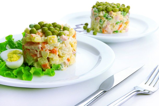 Рецепт классического оливье на Новый год 2018