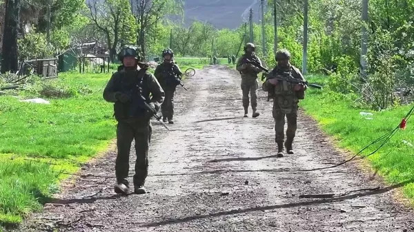 Боевая работа военнослужащих России и КНДР в Курской области Боевая работа военнослужащих России и КНДР в Курской области