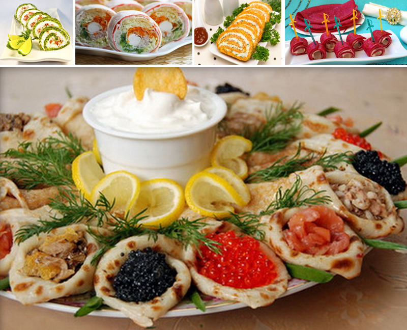 праздничные закуски