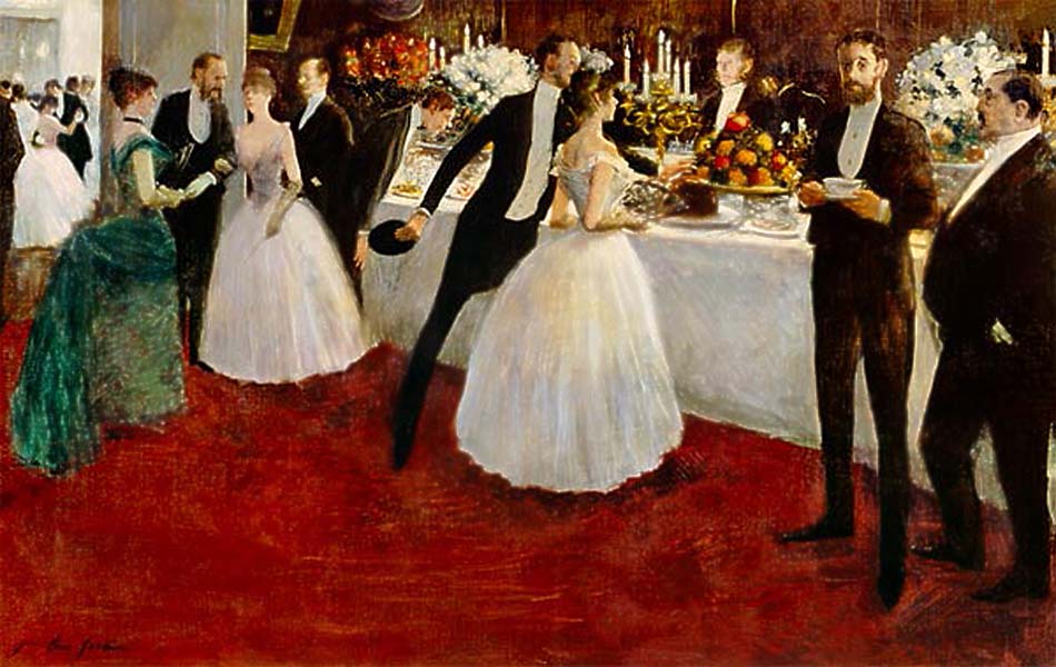 The Buffet,1884.Jean-Louis Forain (1852–1931);