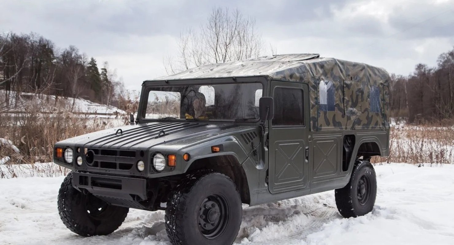 Необычная реплика Hummer H1 из Японии Автомобили