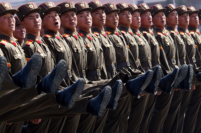 Военный парад в Северной Корее