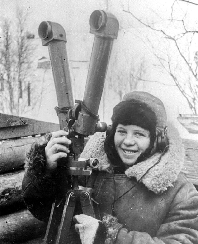 Женщины пулеметчицы Великой Отечественной войны 1941-1945