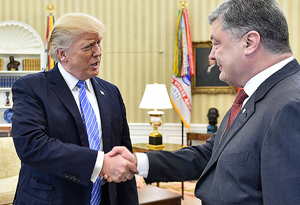 Дональд Трамп и Петр Порошенко. Фото: president.gov.ua