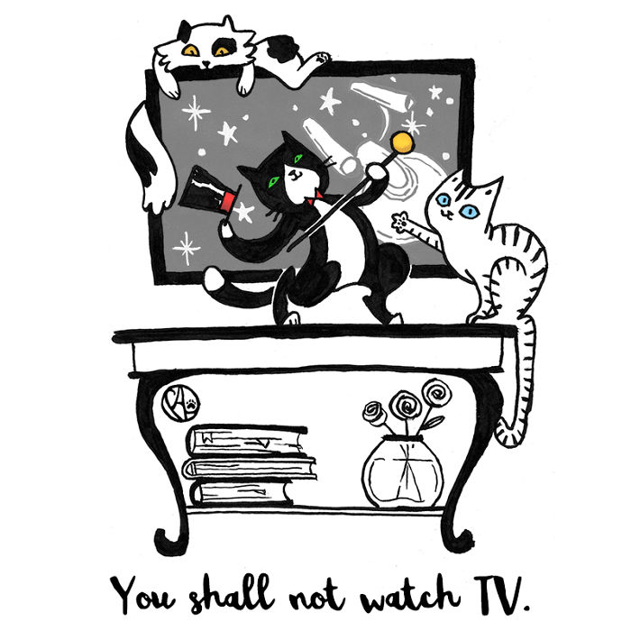 My Girlfriend Keeps Painting Our Life With 3 Cats And A Dog And I Can't Get Enough Of It!