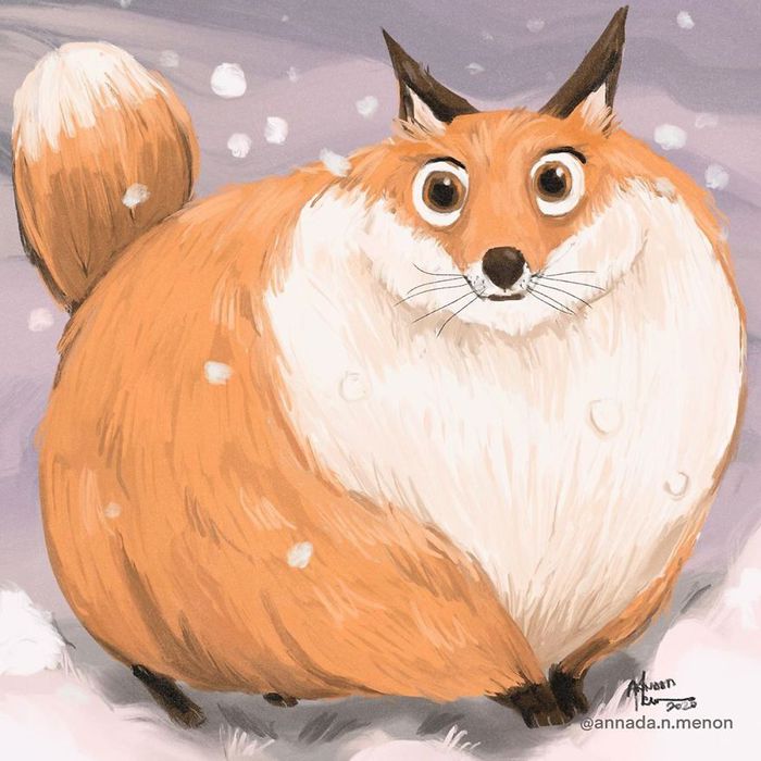 10+ иллюстраций животных-толстячков, способных очаровать любого