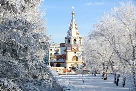 Зимний Иркутск.