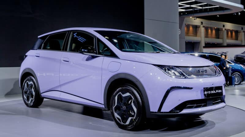 BYD поставила 12 000 электромобилей Atto 3 в Таиланд