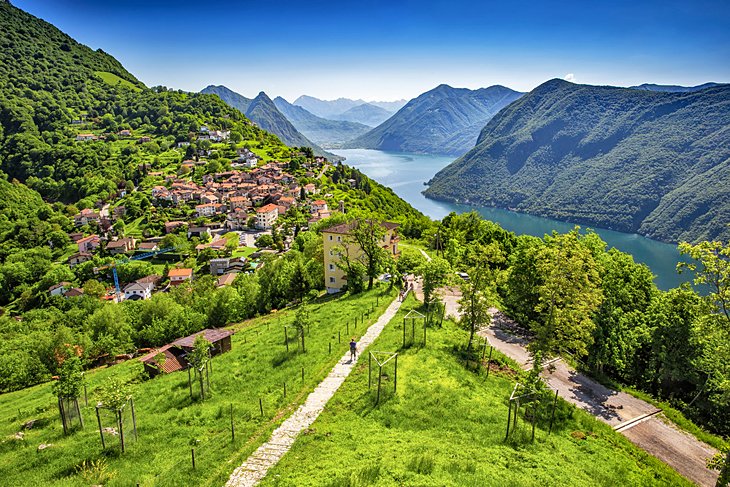 Поехать в отпуск в Швейцарию Озеро Лугано заграница,отдых,отпуск,туризм