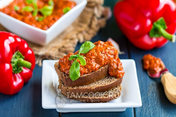 Готовый соус айвар на зиму (с баклажанами и перцем)