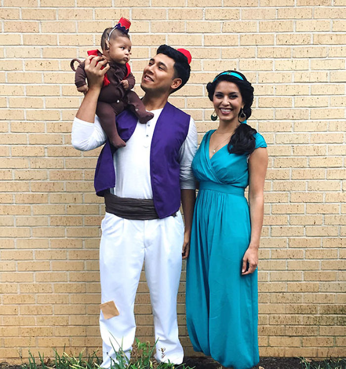 Aladdin, Jasmine And Abu