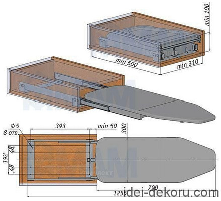 Крутые и очень удобные гладильные доски: 25 идей Крутые и очень удобные гладильные доски: 25 идей гладильная доска,идеи