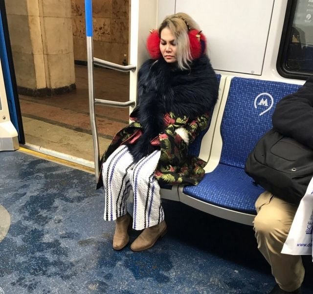 Модники и чудаки из метро