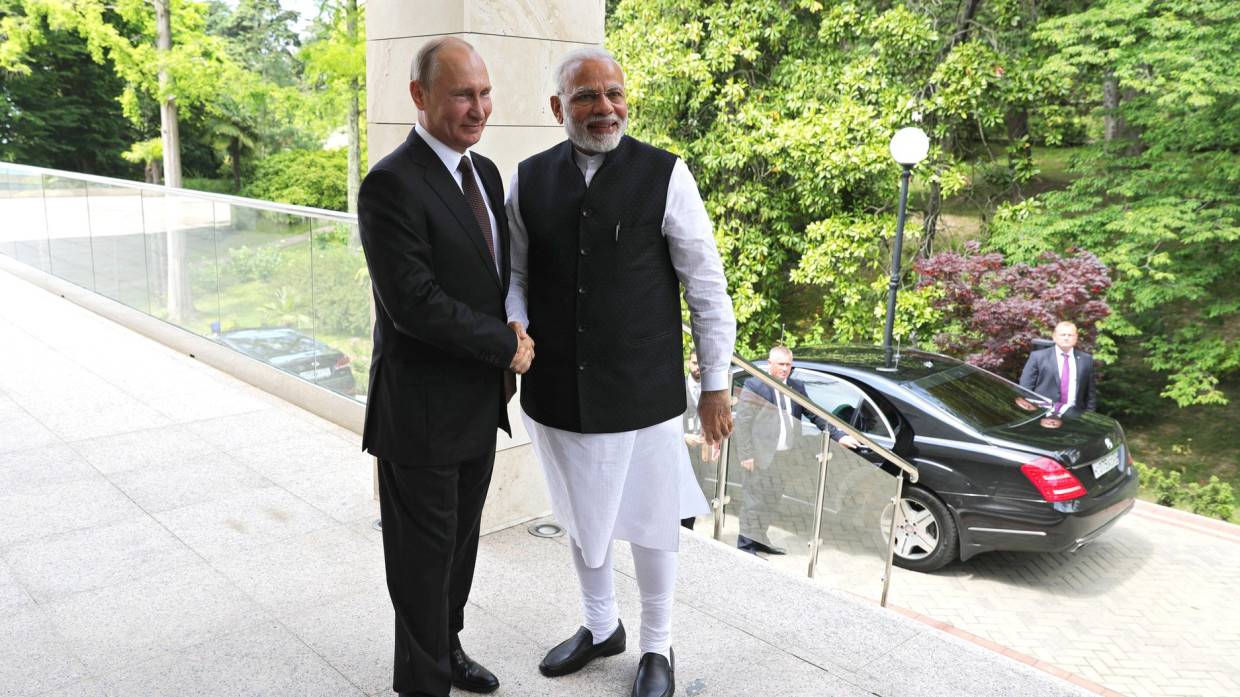 Президент России Путин и премьер Индии Моди выступили за реформирование Совбеза ООН
