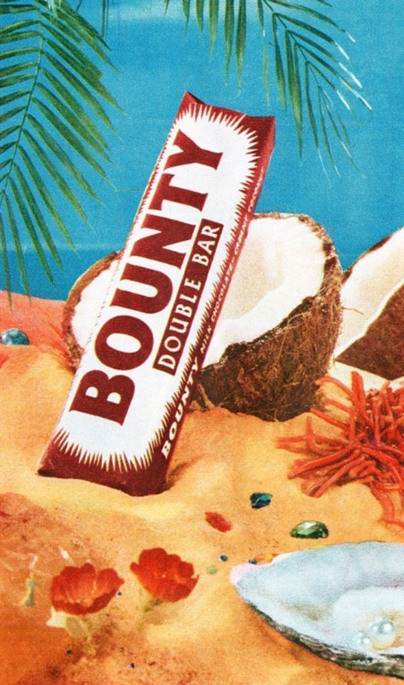 14. Шоколад «Bounty» забавно, креатив, ностальгия, прошлое, реклама, юмор