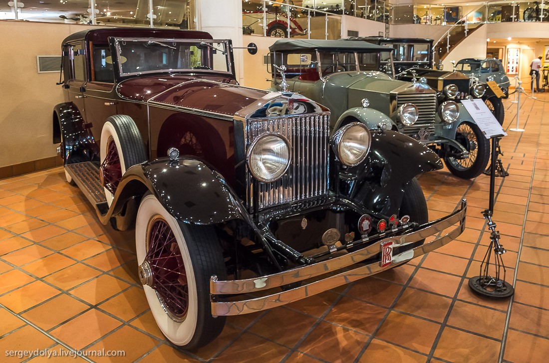 Музей автомобилей князя Монако Rolls, князя, MercedesBenz, Lamborgini, Royce, плане, переднем, имеет, Jaguar, Монако, Альбер, Ferrari, Chrysler, аукциона, Rosengart, выпуска26, заднем, года2223, Hispano, Suiza