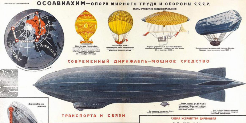 "В-6" : трудная судьба самого большого дирижабля Советского Союза дирижабль,история,СССР