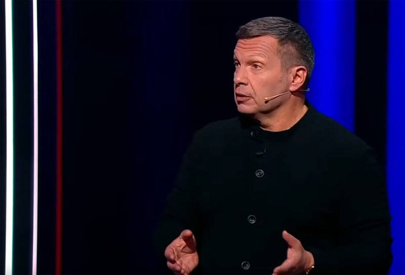 В эфире у Соловьёва: Кто ответил за атаки на Донецк и Луганск?