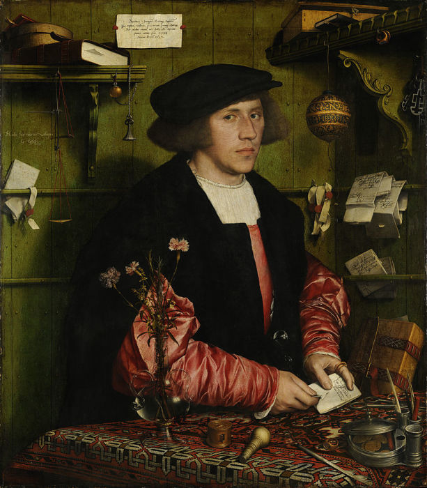 Портрет Георга Гизе, ганзейского купца из Данцига. Ганс Гольбейн, 1532 год. | Фото: en.wikipedia.org.