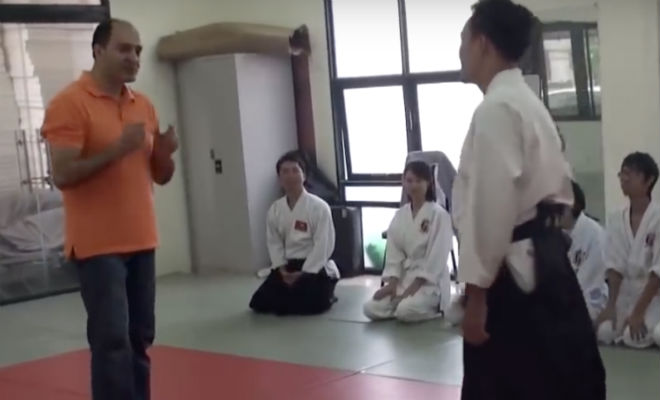 Мастер айкидо вышел против турка из деревни Культура