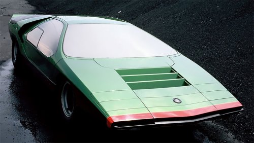 Концепт из будущего прошлого: Alfa Romeo Carabo 1968 года авто и мото,автомобиль,автоновости,тюнинг