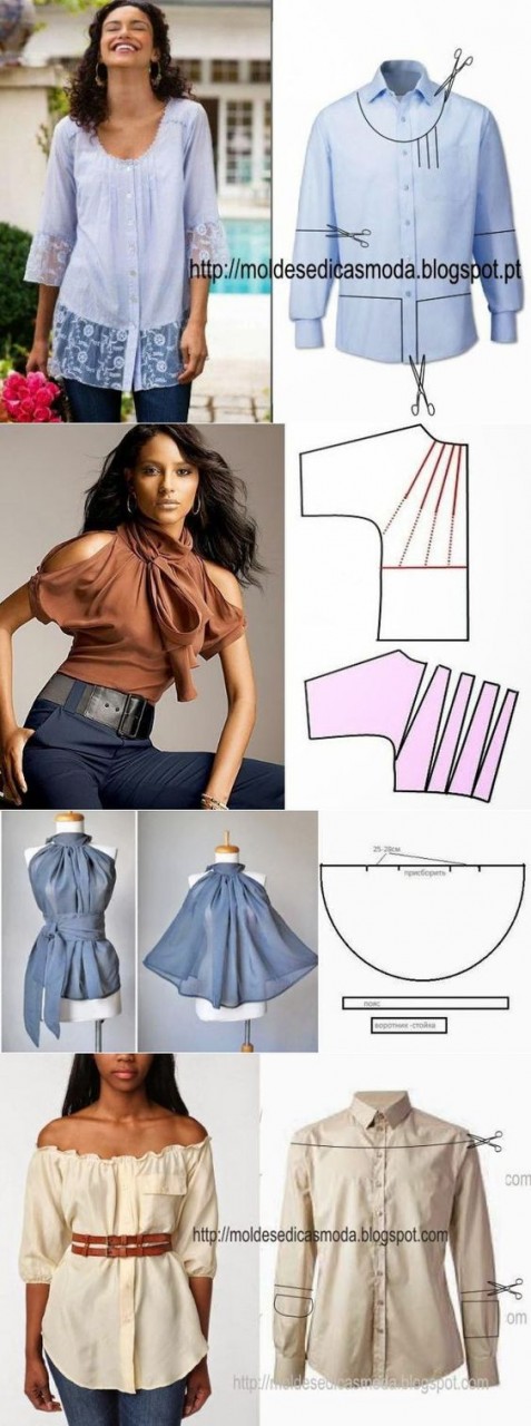 Выкройки блузок на все случаи жизни Выкройки блузок на все случаи жизни выкройки блузок