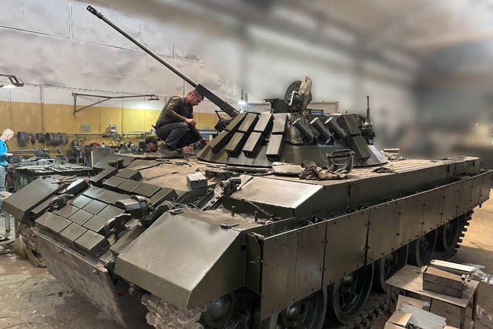 Жалкая украинская поделка серьезно уступает алжирской БМПТ на шасси Т-62