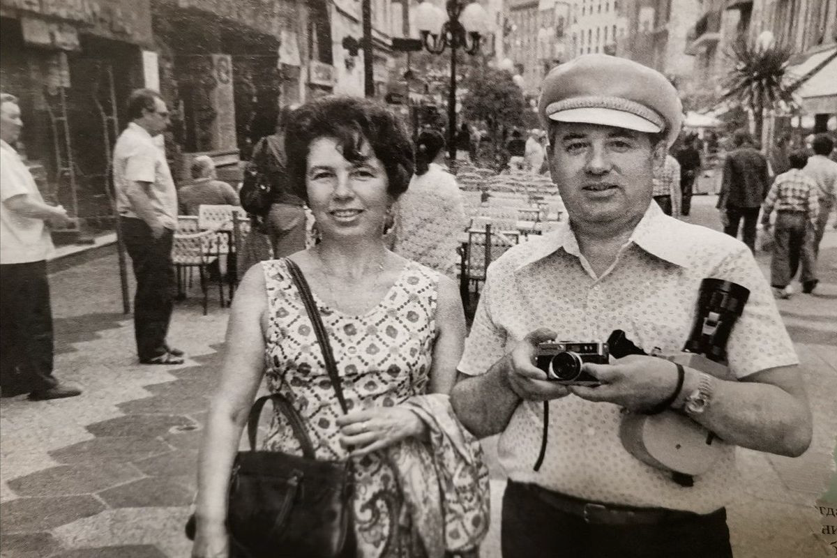 Горбачевы в Ницце в 1970-е годы 