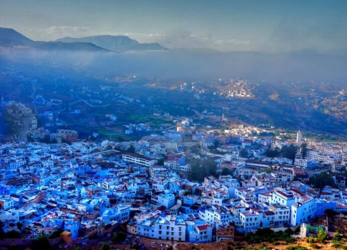 голубой город