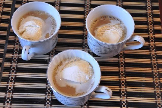 как приготовить кофе с мороженым