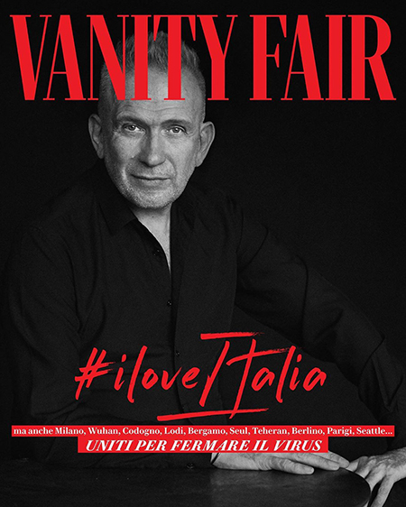 Ирина Шейк, Роберт Де Ниро и другие на обложках Vanity Fair в поддержку Италии, пострадавшей от коронавируса iloveitalia,Мода,Новости моды