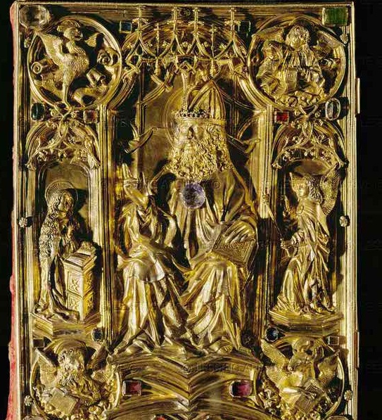 Imperial Book of Gospels (Reichsevangeliar), Aachen, Germany, 8 век