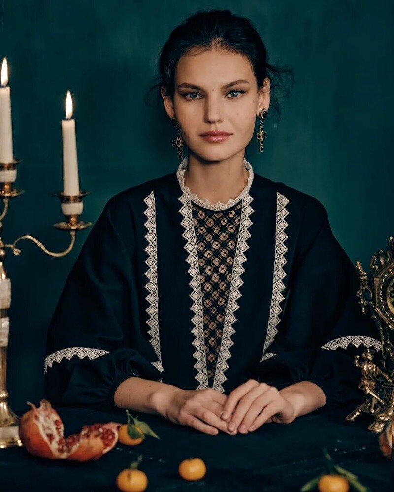 Ажурная красота от Александры Георгиевой: 8 моих любимых нарядов с вышивкой «крестецкая строчка» вышивка,мастерство,традиции