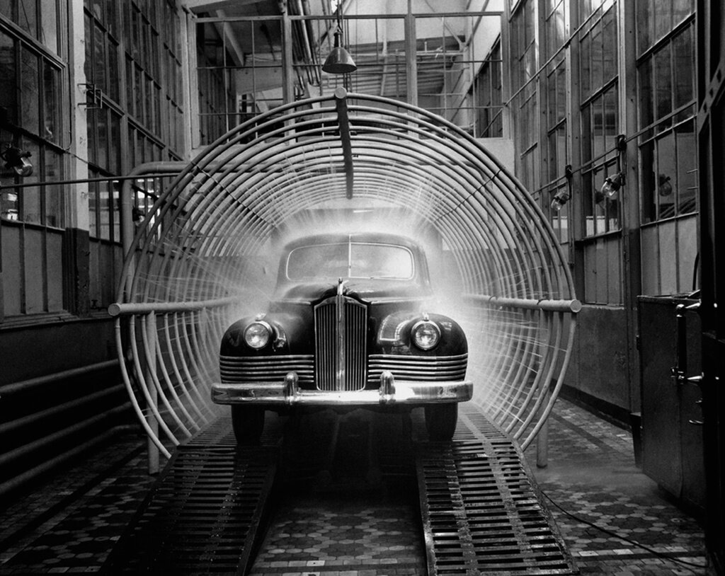 Испытание нового автомобиля ЗИС-110Дмитрий Бальтерманц, 1947 год, г. Москва, МАММ/МДФ. 